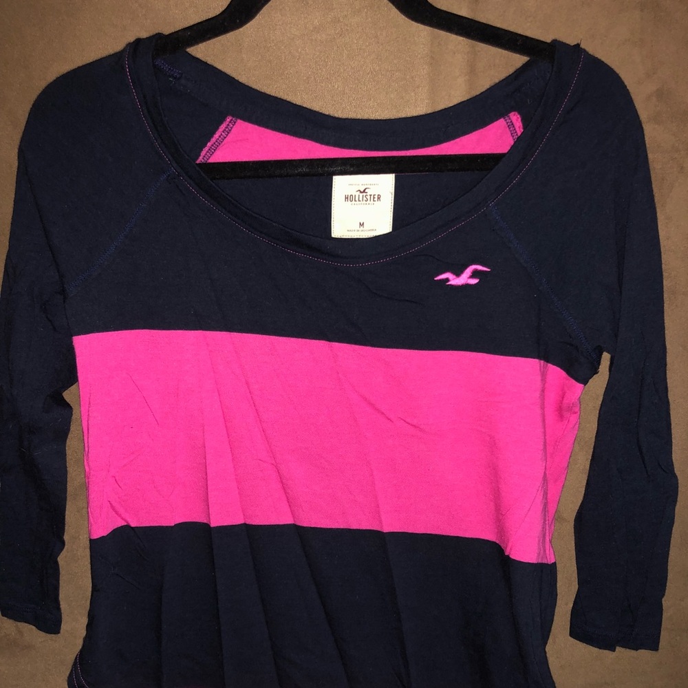 Hollister 3/4 sleeve top size Medium